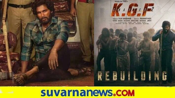 Tollywood movie Pushpa disturbed by success of Yash acted KGF film Tollywood movie Pushpa disturbed by success of Yash acted KGF film