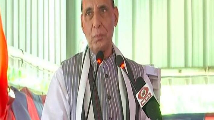 Defense Minister Rajnath Singh inaugurated 12 border road built by BRO kpa Defense Minister Rajnath Singh inaugurated 12 border road built by BRO kpa
