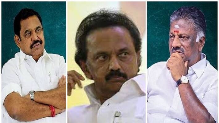 ADMK Leaders Edappadi palanisawami and O pannerselvam slams DMK ADMK Leaders Edappadi palanisawami and O pannerselvam slams DMK