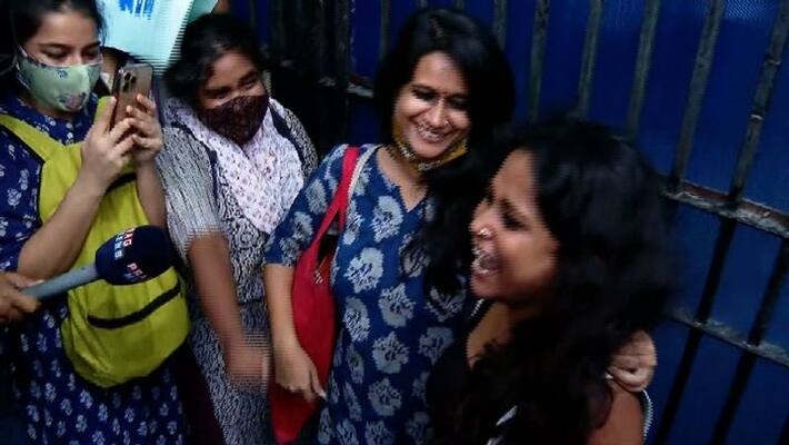 Delhi riot accused Devangana Kalitha out of jail in bail Delhi riot accused Devangana Kalitha out of jail in bail