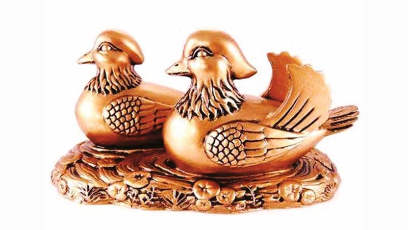 पक्षियों का जोड़ा
यदि आप अपने और साथी के बीच प्यार बढ़ाना चाहते हैं तो एक प्रेमी पक्षी के जोड़े की तस्वीर या फिर प्रतिमा अपने बेडरूम में लगाएं। माना जाता है, इससे आपके और साथी के बीचे प्रेम बढ़ता है और आपके संबंधों में मजबूती आती है। आपकी वैवाहिक जीवन से नकारात्मकता दूर होती है।
