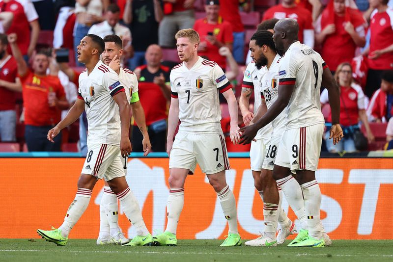 Belgium battles past Denmark
In the second game of the evening, Denmark was up against Belgium at the Telia Parken in Copenhagen. The Danish was without Christian Eriksen, who continues to recover from his scary on-field cardiac arrest in the opening game defeat to Finland.