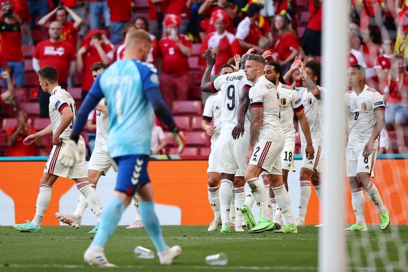 Denmark was off to a scoring start, with Yussuf Poulsen putting the side ahead within just the opening couple of minutes, as it maintained the lead at half-time. In the next half, Belgium toiled but bounced back, as Thorgan Hazard levelled it in the 55th minute, followed by Kevin De Bruyne, whose 70th-minute winner sealed it, while Belgium was through to the pre-quarters.