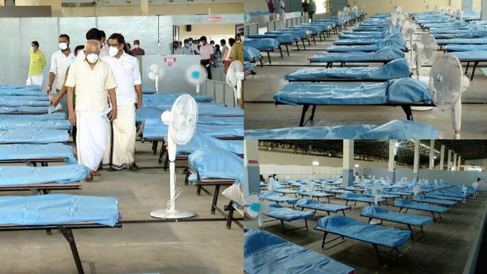 Plachimada coco cola factory converted as Covid first line treatment center Plachimada coco cola factory converted as Covid first line treatment center