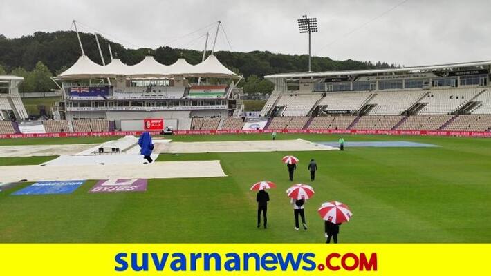 Ind vs NZ World Test Championship Final first session washed out at Ageas Bowl in Southampton kvn Ind vs NZ World Test Championship Final first session washed out at Ageas Bowl in Southampton kvn