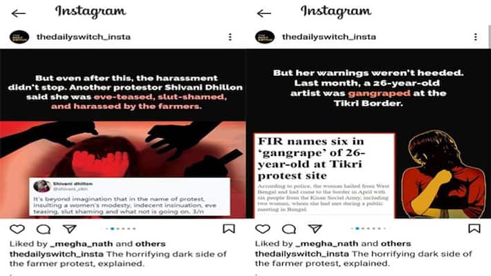 The dark side of Farmers protest viral on social media by instagram account, Know all about DHA The dark side of Farmers protest viral on social media by instagram account, Know all about DHA