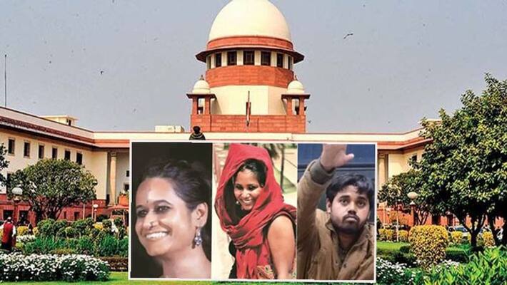 CAA protest, hearing in Supreme Court in the matter of granting bail to three student leaders accused of Delhi riots kpa CAA protest, hearing in Supreme Court in the matter of granting bail to three student leaders accused of Delhi riots kpa