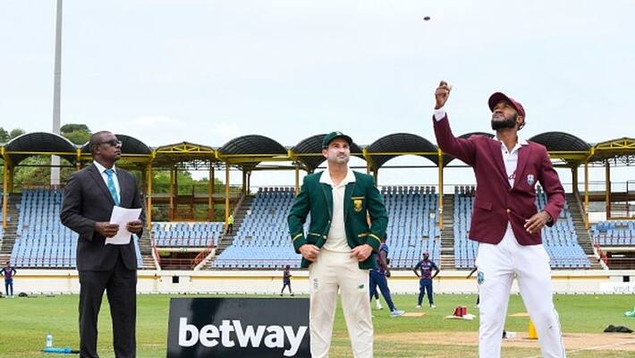 west indies win toss opt to field against south africa in second test west indies win toss opt to field against south africa in second test