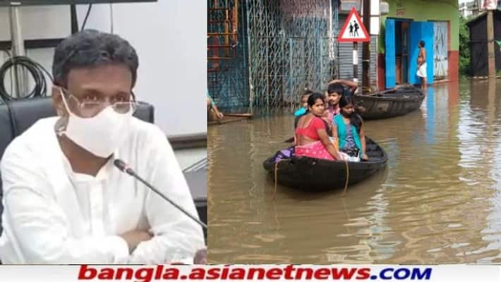 Dangerous situation in Kolkata and Ghatal due to heavy rains RTB Dangerous situation in Kolkata and Ghatal due to heavy rains RTB