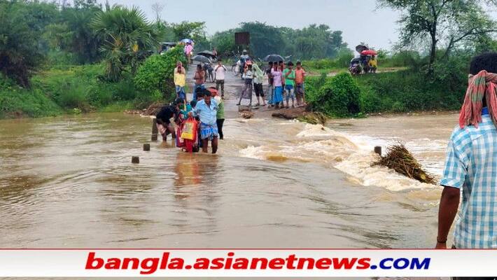 Water level of the rivers in Birbhum rising, man died by drowning ALB Water level of the rivers in Birbhum rising, man died by drowning ALB