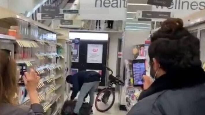 Man shoplifts from San Francisco drug store in broad daylight Man shoplifts from San Francisco drug store in broad daylight