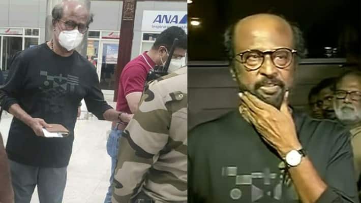 rajinikanth left for america for medical check up will spend few weeks there KPJ rajinikanth left for america for medical check up will spend few weeks there KPJ