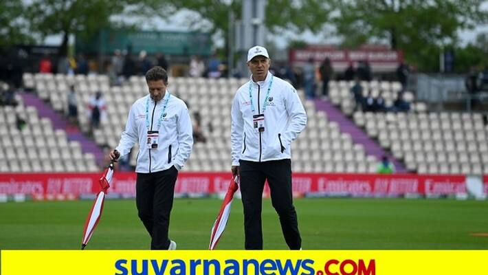 Ind vs NZ WTC Final 2021 Rain washes out first session at Ageas Bowl on day 4 kvn Ind vs NZ WTC Final 2021 Rain washes out first session at Ageas Bowl on day 4 kvn