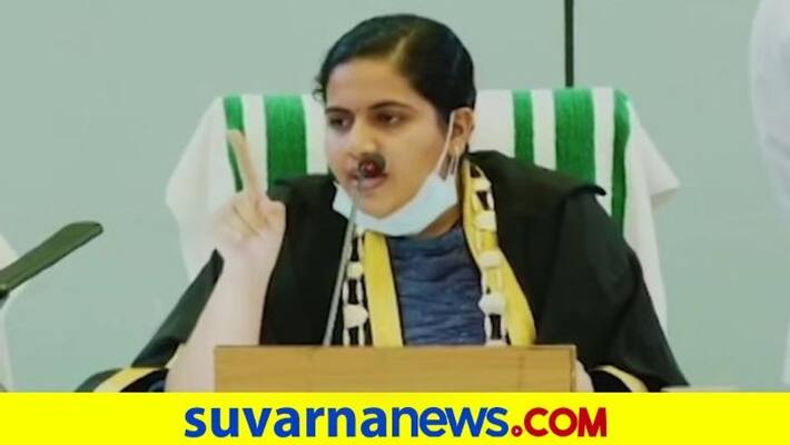 BJP leader calls Thiruvananthapuram Mayor Arya Rajendran LKG student her reply is viral pod BJP leader calls Thiruvananthapuram Mayor Arya Rajendran LKG student her reply is viral pod