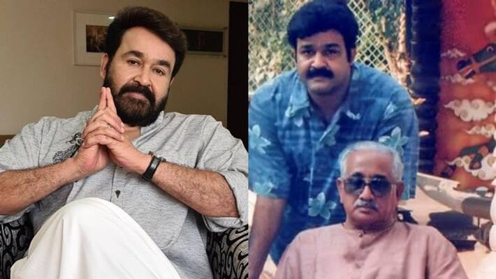 artist mohanlal share father photo artist mohanlal share father photo