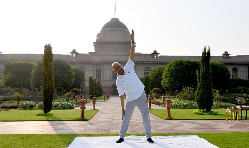 President Ram Nath Kovind: "Our ancient seers' vision of bringing mind-body together to achieve holistic health and happiness has benefited millions over millennia. One of India's great gifts to the world, it can be especially helpful during Covid-19."