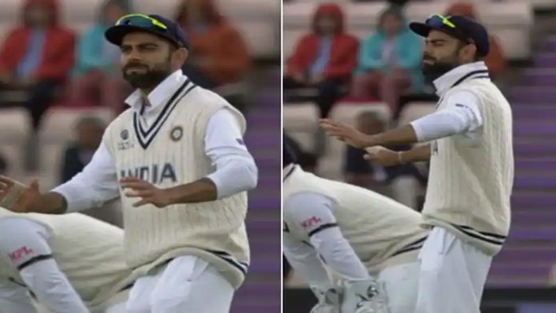 వరల్డ్ టెస్టు ఛాంపియన్షిప్ ఫైనల్ మ్యాచ్ ఆడుతున్నామనే ప్రెషర్ కనిపించకుండా, మిగిలిన ప్లేయర్లలో జోష్ నింపించేందుకు కోహ్లీ అలా చేసి ఉండవచ్చని భావించారు....