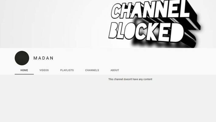 Pubg madan Youtube channels are blocked by chennai cyber crime police and message for student Pubg madan Youtube channels are blocked by chennai cyber crime police and message for student