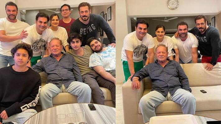 fathers day 2021 salman khan poses with papa salim khan and arjun kapoor share photo with sisters KPJ fathers day 2021 salman khan poses with papa salim khan and arjun kapoor share photo with sisters KPJ