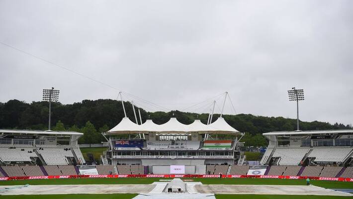 Play delayed for rain at southampton india vs new zealand Day 4 of wtc final 2021 spb Play delayed for rain at southampton india vs new zealand Day 4 of wtc final 2021 spb
