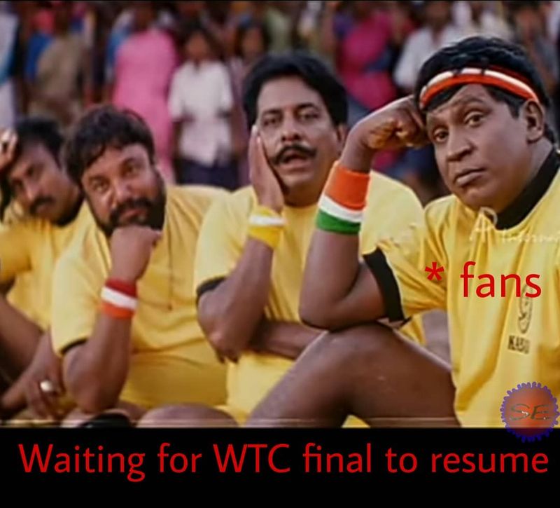 ఐసీసీ వరల్డ్ టెస్టు ఛాంపియన్షిప్ ఫైనల్ మ్యాచ్కి వర్షం అంతరాయం కలిగిస్తుండడంతో సోషల్ మీడియాలో వైరల్ అవుతున్న మీమీలు..
