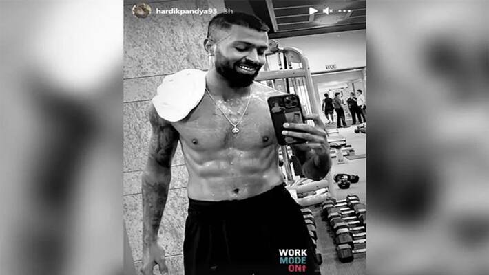 Hardik Pandya Has "Work Mode On" In This Post-Workout Pic Hardik Pandya Has "Work Mode On" In This Post-Workout Pic