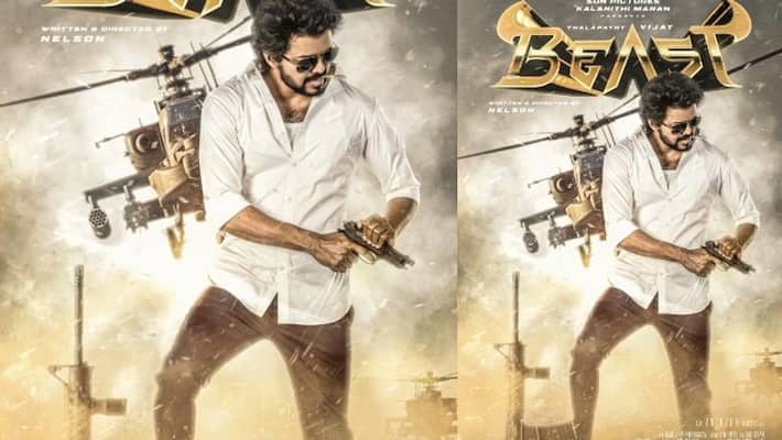 thalapathy vijay beast movie second look releases viral arj thalapathy vijay beast movie second look releases viral arj