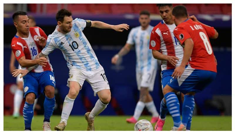 Lionel Messi celebrating 34th birthday during Copa America 2021