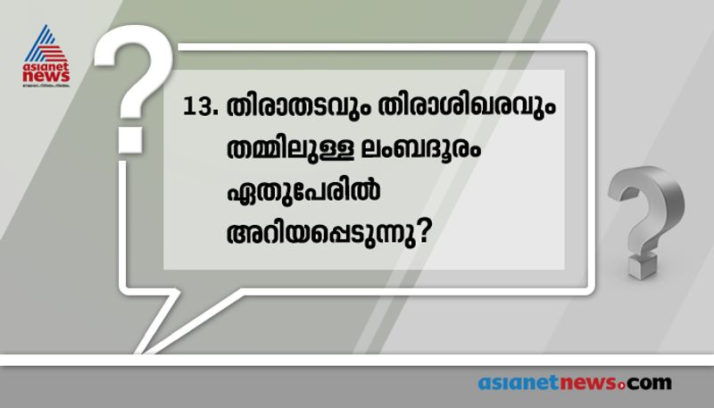 ഉത്തരം: തിരാ ഉന്നതി