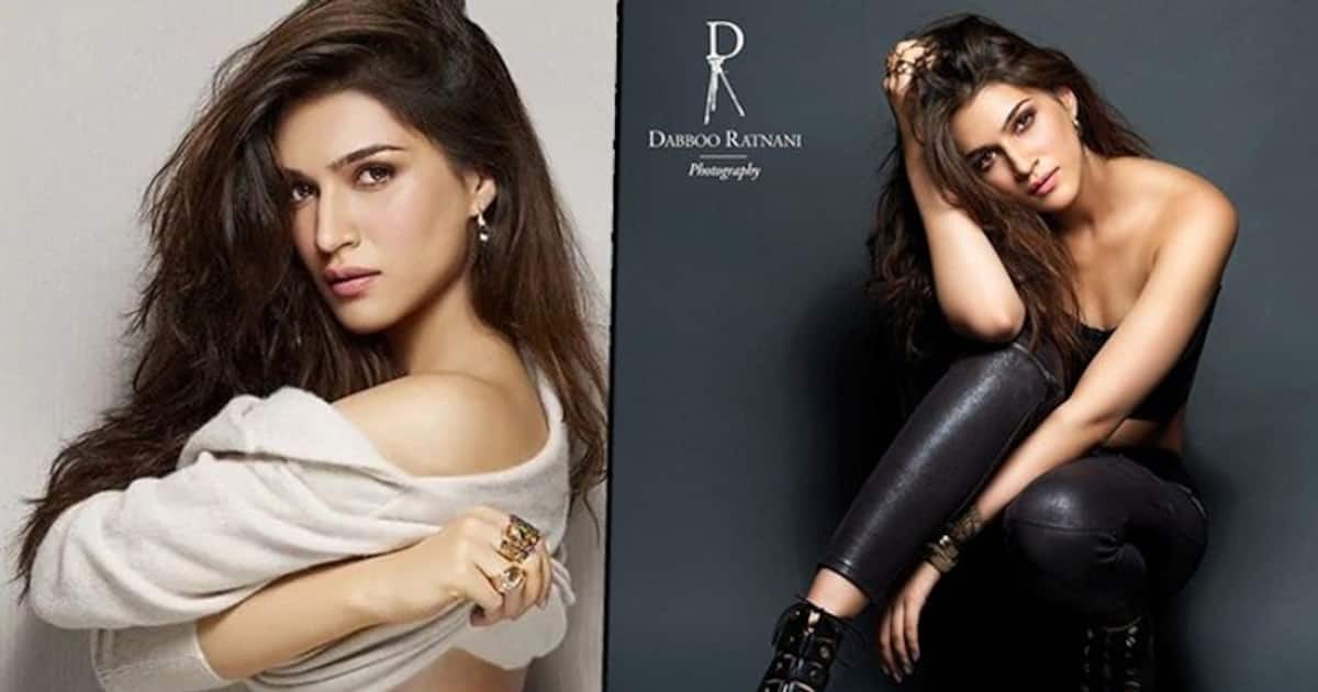 Kriti Sanons Lack Bralette Leather Pants Look Is Going Viral Take A Look At Daboo Ratnanis