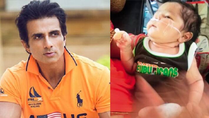 Sonu Sood got the treated of 10 day old girl kpg Sonu Sood got the treated of 10 day old girl kpg