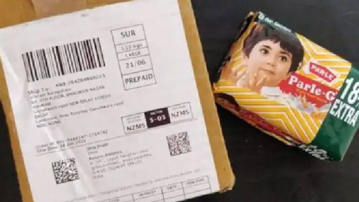 man gets biscuit packet instead of ordered thing man gets biscuit packet instead of ordered thing