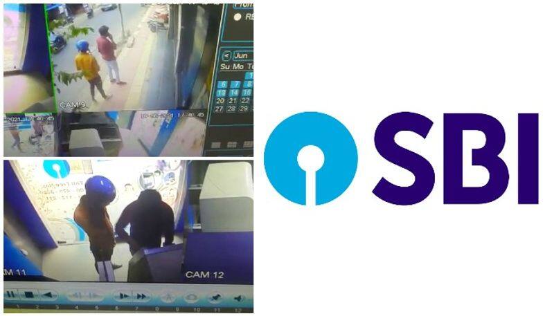 SBI ATM Deposit Machines robbery arrested person arrived to chennai