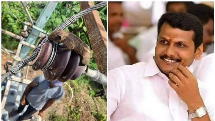 Minister Senthil Balaji explained next to the squirrel ..! Minister Senthil Balaji explained next to the squirrel ..!