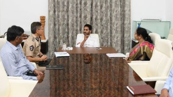 guntur gang rape... cm ys jagan meeting with home minister, dgp akp guntur gang rape... cm ys jagan meeting with home minister, dgp akp