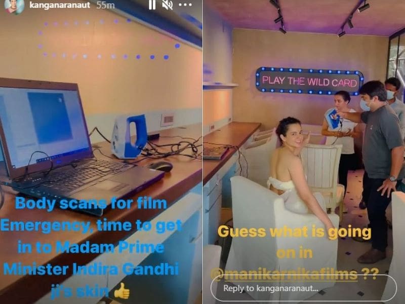 Along with another video, she wrote, "Body scans for film Emergency, time to get into Madam Prime Minister Indira Gandhi Ji's skin." Earlier Kangana revealed that the film is not a biopic and announced that many prominent actors would participate.