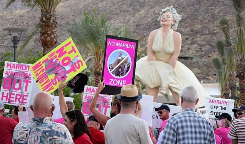 Marilyn Monroe statue Palm Springs faces widespread criticism