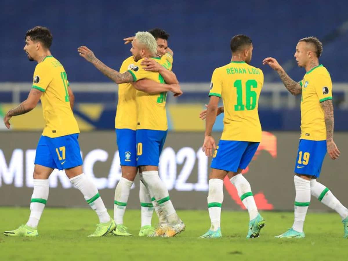 Brazil - FIFA World Cup 2022 Team Signed Jersey – Sports Online