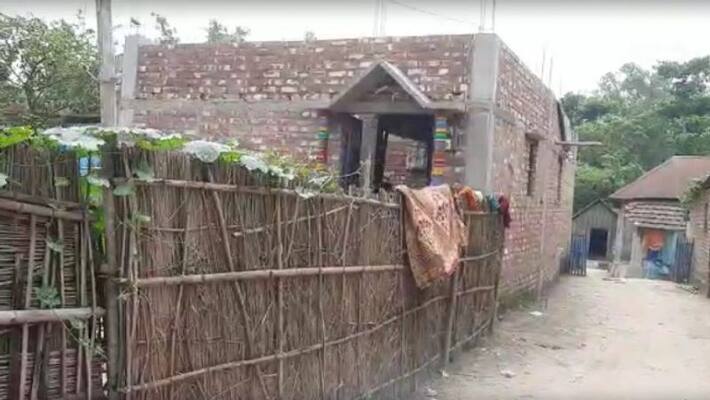 BJP has protested against TMC leader for allegedly evicting his uncle from his home bsm BJP has protested against TMC leader for allegedly evicting his uncle from his home bsm