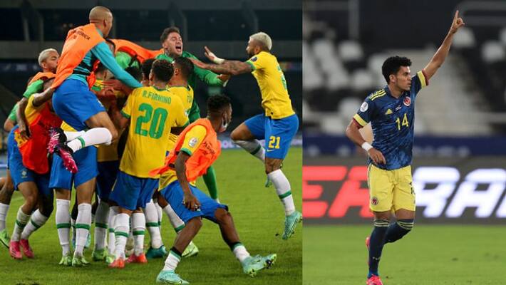 Brazil beat Colombia by 2-1 goals in Copa America 2021 spb Brazil beat Colombia by 2-1 goals in Copa America 2021 spb