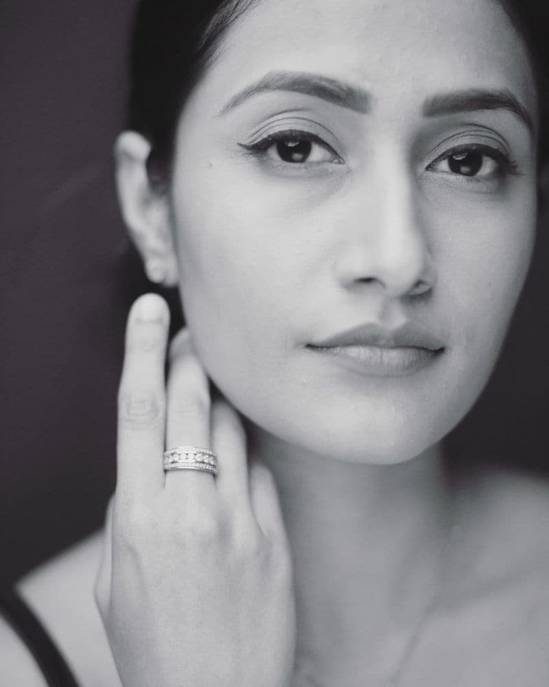 In the other, it happens to be a similar picture, as Dhanashree gives a simplistic look at the camera, with her fingers by her face, while her diamond ring is visible. She captioned it, "If you focus on protecting your heart, You can avoid a lot of pain, But you can also end up living half a life. 💫 #godisgreat".