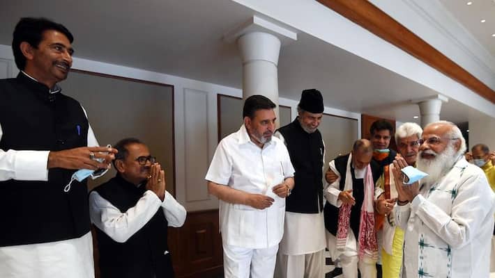Leaders should work in national interest PM Modi on Jammu kashmir all party meeting ckm Leaders should work in national interest PM Modi on Jammu kashmir all party meeting ckm
