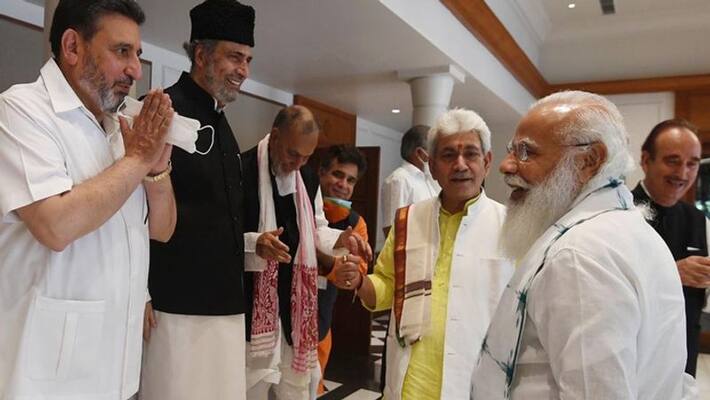 PM Modi J&K leaders meet Almost parties spoke on Article 370 pwa PM Modi J&K leaders meet Almost parties spoke on Article 370 pwa