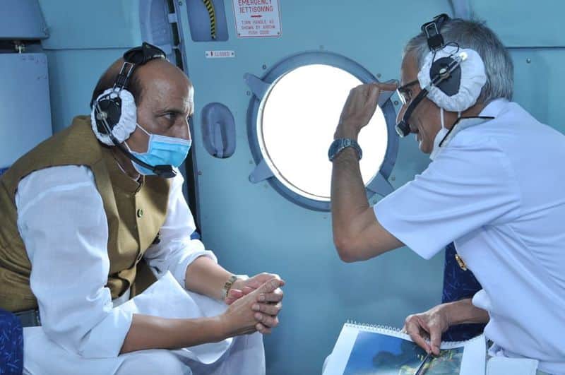 Union Minister Rajnath Singh Visits Karwar Seabird grg