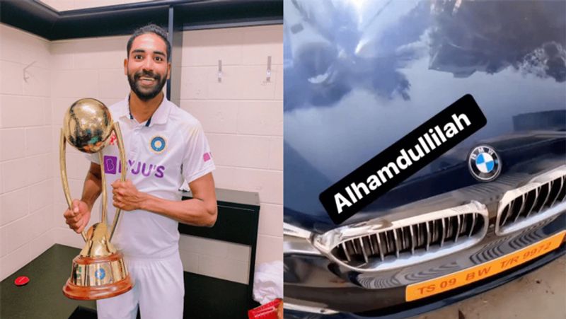 मोहम्मद सिराज (BMW 520d)
पिछले साल ऑस्ट्रेलिया दौरे के दौरान डेब्यू करने वाले तेज गेंदबाज मोहम्मद सिराज ने सीरीज जीतने के बाद खुद को शानदार bmw520d कार गिफ्ट की थी। इसके साथ ही उन्हें सीरीज में शानदार प्रदर्शन करने लिए आनंद महिंद्रा की ओर से महिंद्रा थार भी गिफ्ट मिली थी। बता दें कि ऑस्ट्रेलिया दौरे पर सिराज तीन मैचों में 13 विकेट लेकर सबसे ज्यादा विकेट लेने वाले बॉलर बने थे। ऑस्ट्रेलिया से वापस आते ही जनवरी में उन्होंने बीएमडब्ल्यू 5D कार खरीदी और इसकी फोटो उन्होंने अपने इंस्टाग्राम पर भी शेयर की थी।