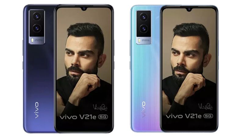 V21e 5G के फीचर्स
विवो V21e 5G मीडियाटेक डाइमेंशन 700 चिपसेट के साथ आता है। इसमें 6.44-इंच 1080x2400 60 हर्ट्ज AMOLED स्क्रीन दिया गया है। इसकी थिकनेस 7.67mm है। साथ ही इसमें 8 जीबी रैम और 128 जीबी का स्टोरेज दिया गया है। ये फोन फनटच OS 11.1 आधारित एंड्रॉयड 11 पर काम करता है। 