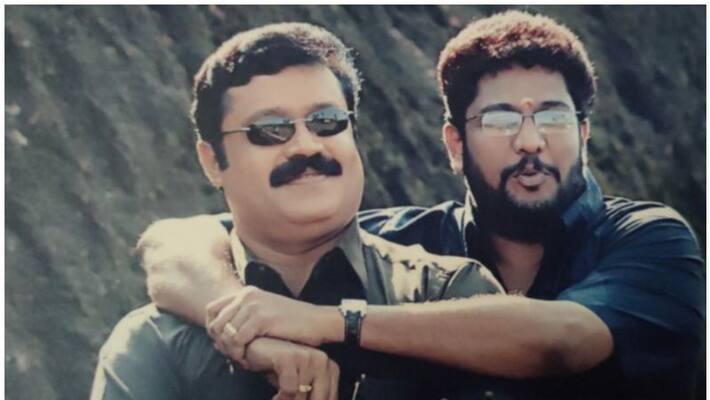 Director Shaji Kailas wishes actor Suresh Gopi Director Shaji Kailas wishes actor Suresh Gopi