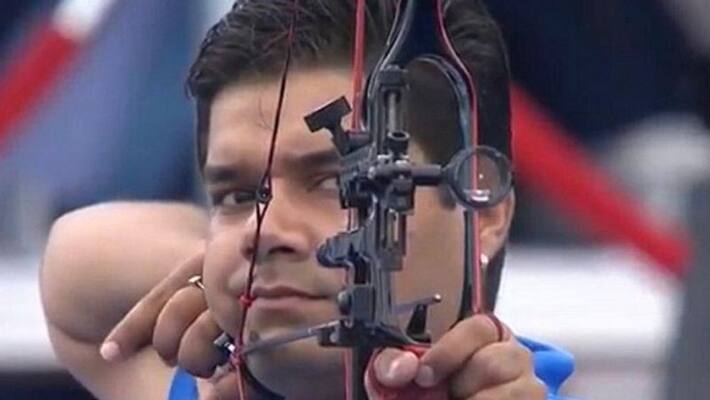 Indian archer Abhishek Verma clinches historic gold at World Cup pwa Indian archer Abhishek Verma clinches historic gold at World Cup pwa