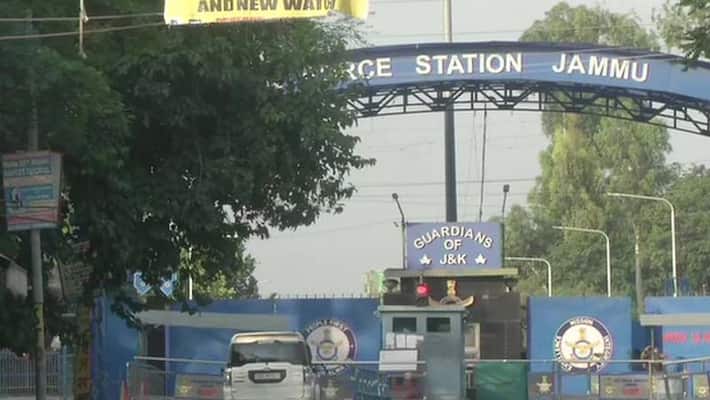 Blast inside IAF technical airport complex Jammu bomb disposal team and forensic squad on the spot pod Blast inside IAF technical airport complex Jammu bomb disposal team and forensic squad on the spot pod