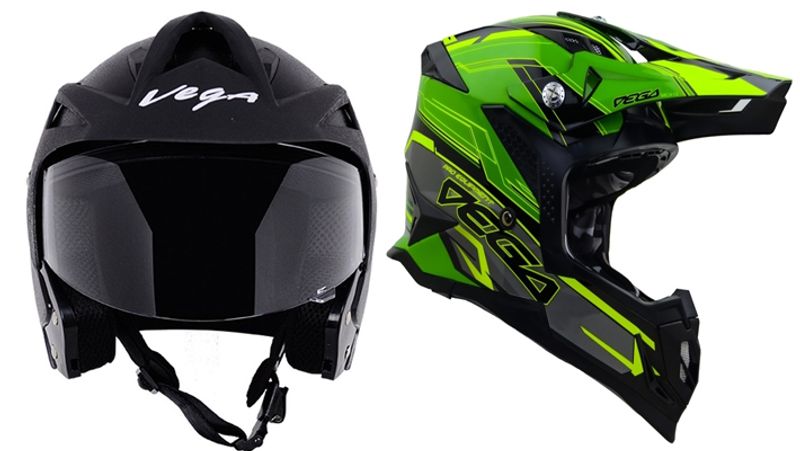 वेगा हेलमेट
कर्नाटक की कंपनी वेगा (Vega Helmet) 1982 से देश में हेलमेट बनाने का काम कर रही है। यह सबसे ज्यादा बिकने वाले हेलमेटों में से एक है जिसकी कीमत 1000 से 3000 रुपये के बीच होती है। इसमें ओपन फेस एटम, हाफ फेस हेलमेट, फुल फेस और फ्लिप अप हेलमेट आते हैं। कंपनी हेलमेट के साथ ही मोटोक्रॉस, गॉगल्स, साइड बॉक्स और स्कार्फ जैसे सामान भी बेचती हैं।